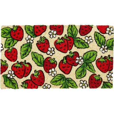 Tag Strawberry Garden Coir Mat Multi Coir Summer