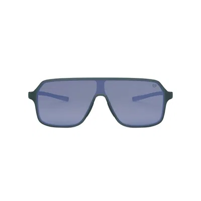 Tag Sunglasses In Blu/blu Specchiato