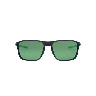 Tag Sunglasses In Blu/verde