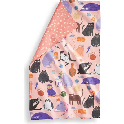 Tag Super Absorbent Kitchen Towel All The Cats Dishtowel Multi 80% Recycled Polyester 18x30