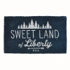 Tag Sweet Land Of Liberty Patriotic Coir Door Mat 4th Of July In Blue