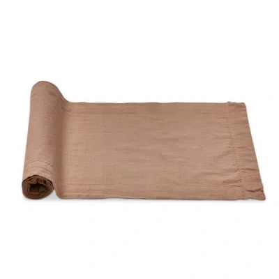 Tag Threads Slub Runner Blush Cotton Table Runner For Spring Decor In Pink