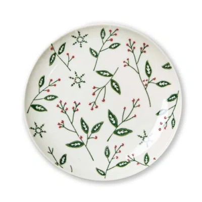 Tag Tis The Season Appetizer Plates Perfect For Holiday Dining In White