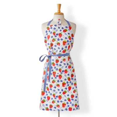 Tag Tossed Berries Apron 100% Cotton Multi 35x24