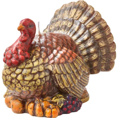 Tag Tucker Turkey Candle In Multi