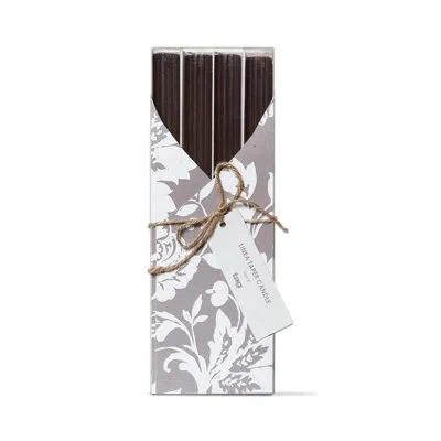 Tag Unscented Taper Candle With Tin Holder In Multi