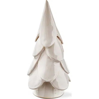 Tag Vail Large White Tree Decor Ceramic Holiday Sculpture