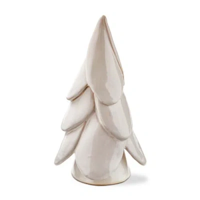 Tag Vail Small White Tree Decor Ceramic Holiday Sculpture