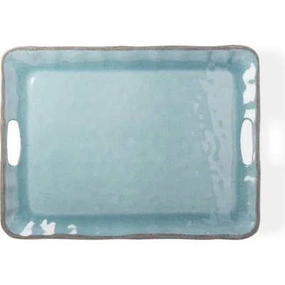 Tag Veranda Aqua Melamine Serving Tray Dishwasher Safe Spring In Blue
