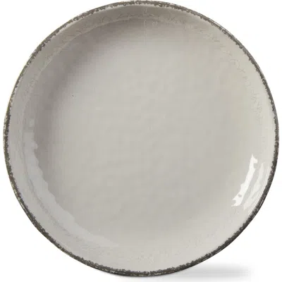 Tag Veranda Melamine Dinner Plates Set Of Four Ivory Spring Design In Gray