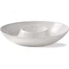 Tag Vista Chip And Dip Serving Platter Set Grey Dishwasher Safe In White