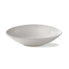Tag Vista Low Serving Bowl Grey Dishwasher Safe Perfect For Entertaining In White