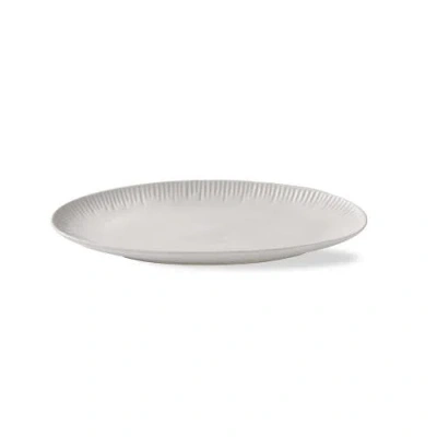 Tag Vista Oval Small Serving Platter Grey Dishwasher Safe Serveware In White