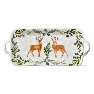 Tag Warm Wishes S Rectangular Platter Multicolor Ceramic Dish