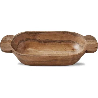 Tag Watermill Natural Wood Dough Bowl In Brown