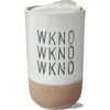 Tag Weekend Travel Mug Ceramic Hand Wash Perfect For Spring In White