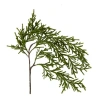 Tag Weeping Pencil Pine Spray Artificial Flower Stems Christmas In Green