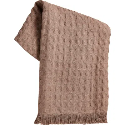 Tag Wellbeing Waffle Hand Towel Latte Brown Cotton Kitchen Towel For Everyday Use 30 X 20 Inches Mac