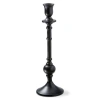 Tag Westport Black Cast Aluminum Taper Candle Holder Large In Black