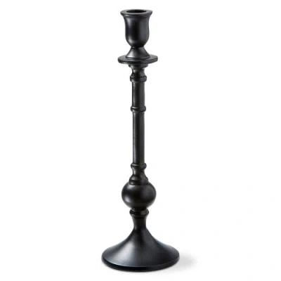 Tag Westport Black Cast Aluminum Taper Candle Holder Large