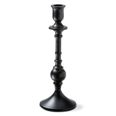 Tag Westport Black Cast Aluminum Taper Candle Holder Medium