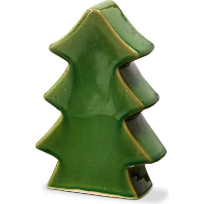 Tag Whimsical Green Ceramic Tree Sculpture Holiday Decor