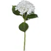 Tag White Hydrangea Stem Artificial Leaf Spray Indoor Decor In White
