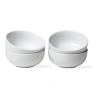 Tag Whiteware Round Bowl Set Of 4 Porcelain Dinnerware In White