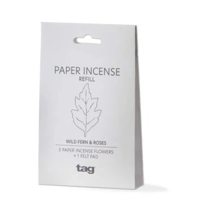 Tag Wild Fern Roses Paper Incense Refills Ivory Air Fresheners In White