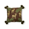 Tag Wilde Pine Deer Throw Pillow In Multi