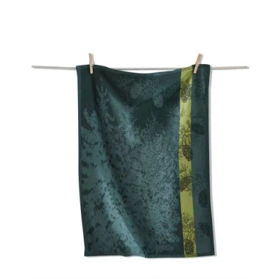 Tag Wilde Pine Jacquard Dishtowel In Green