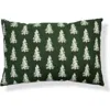 Tag Wilde Pine Tree Lumbar Pillow Christmas Green Cotton Throw In Green