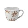 Tag Winter Snowflake Soup Mug Stoneware With Steam-release Lid In White