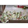 Tag Winter Sprig Cotton Tablecloth 84" X 60" In Multi
