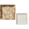 Tag Winter Wonderland Decorative Holiday Tray In Gold
