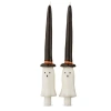Tag Witchy Ghost Taper Candles Black Multi Flame Halloween In Black