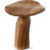 Tag Wood Mushroom Garden Sculpture Natural Decor For Summer In Brown