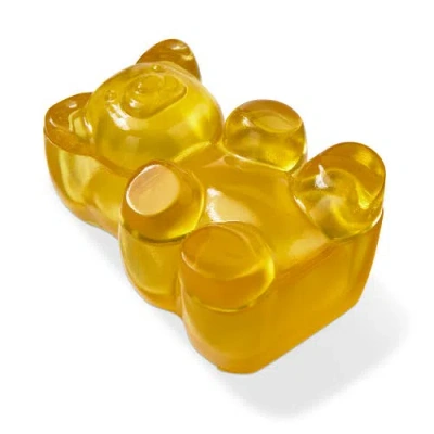 Tag Yellow Gummy Bear Trinket Dish Decorative Tray For Everyday Use In Orange