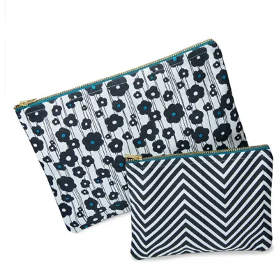 Tag You Got This Pouch S/2 Teal Cotton Everyday In Blue