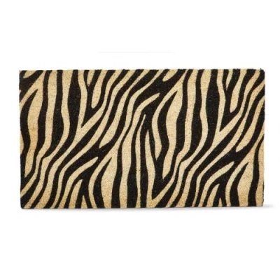 Tag Zebra Non-slip Coir Mat Multi Coir Everyday In Black