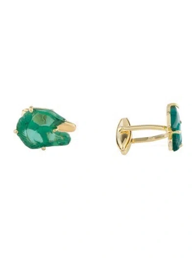 Pre-owned Tagliamonte Horse Cufflinks In Multi