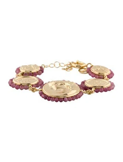 Pre-owned Tagliamonte Station Bracelet, 7.75" In Multi