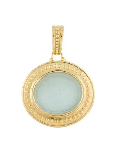 Pre-owned Tagliamonte Venetian Intaglio Enhancer Pendant In Multi