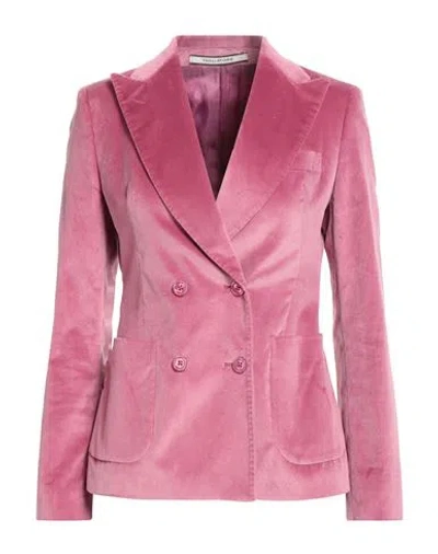 Tagliatore 02-05 Woman Blazer Antique Rose Size 4 Cotton, Elastane