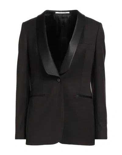 Tagliatore 02-05 Woman Blazer Black Size 4 Polyester, Viscose, Elastane