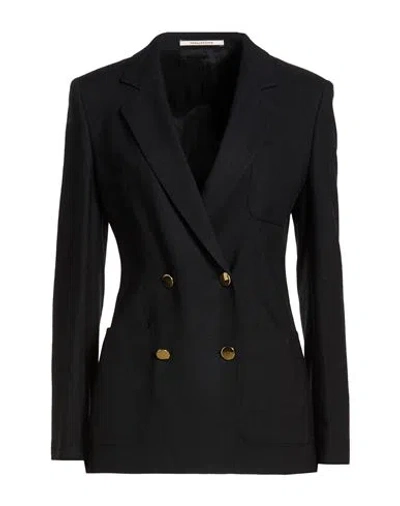 Tagliatore 02-05 Woman Blazer Black Size 6 Viscose, Polyamide, Lyocell