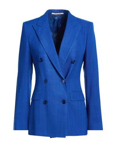 Tagliatore 02-05 Woman Blazer Blue Size 4 Viscose, Polyamide, Lyocell