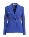 Tagliatore 02-05 Woman Blazer Bright Blue Size 4 Wool, Polyamide