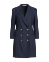 Tagliatore 02-05 Woman Blazer Navy Size 10 Viscose, Polyamide, Lyocell In Blue