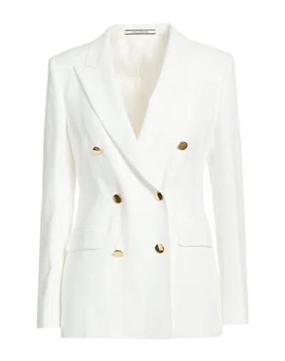 Tagliatore 02-05 Woman Blazer Off White Size 4 Viscose, Polyamide, Elastane